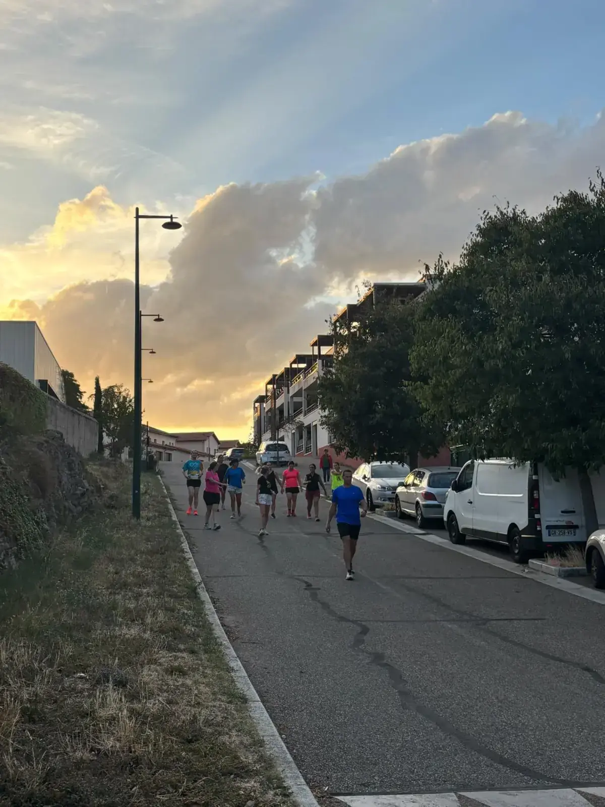Préparation running : fractionné en côte avec le groupe